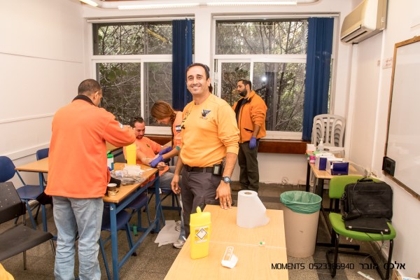 אימון צוות חילוץ ארצי של המשטרה